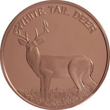 Lot of 100 - 1 oz Copper Round - White Tail Deer for sale  Shipping to South Africa