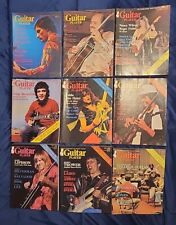 Lote de 9 revistas vintage de guitarrista - 1976 a 1980 Eddie Van Halen comprar usado  Enviando para Brazil