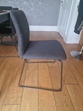 Grey dining chairs for sale  BLACKPOOL