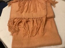 Orange alpaca scarf for sale  CIRENCESTER