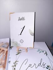 Wedding table numbers for sale  Ireland