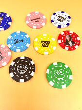 Personalised poker chip for sale  SKELMERSDALE