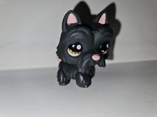 Littlest Pet Shop #1034 czarny pies szkocki brązowy w paski LPS autentyczny na sprzedaż  PL