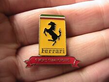 Ferrari pin badge for sale  BOLTON