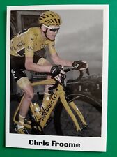 CYCLISME carte cycliste CHRIS FROOME Maillot jaune équipe SKY d'occasion  Saint-Pol-sur-Mer