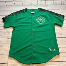 Camiseta deportiva de béisbol para hombre de los Boston Celtics de malla con botones talla grande segunda mano  Embacar hacia Argentina