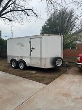 motorcycle trailer enclosed for sale  Haskell