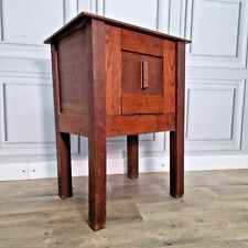 Antique Wooden Rustic Table Cabinet - Night Stand Pot Cupboard Bedside Cupboard for sale  Shipping to South Africa