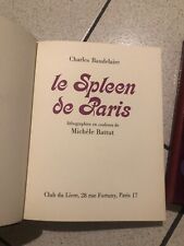 Spleen paris charles d'occasion  Toulouse-
