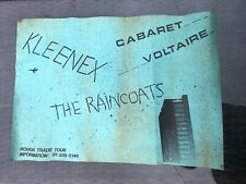 Raincoats kleenex cabaret for sale  ILKESTON