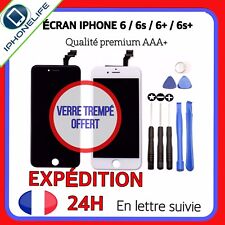 ECRAN LCD IPHONE 6 / 6 Plus / 6S / 6S Plus NOIR/BLANC+VITRE TACTILE SUR CHASSIS d'occasion  Reims