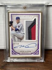 Jacob deGrom 2019 Topps Definitive Mothers Day Patch Auto /10  for sale  Shipping to South Africa