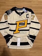 Usado, Camiseta Adidas Sidney Crosby Pittsburgh Penguins 2023 NHL inverno clássica creme 50 comprar usado  Enviando para Brazil