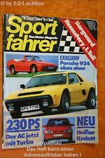 Sportfahrer 9/84 AC 3000 Porsche 924 Cabrio BMW 323i Opel Kadett GSI comprar usado  Enviando para Brazil