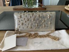 GORGEOUS JIMMY CHOO “STELLA STARS”3IN1 CONVERTIBLE BAG CLUTCH PURSE RRP $1,400 for sale  Shipping to South Africa