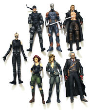 Lot of 7 McFarlane 1999 Metal Gear Solid Figures Liquid Snake, Revolver Ocelot, used for sale  Shipping to South Africa