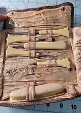 Estojo de couro vintage kit de manicure bacalita Xx11 comprar usado  Enviando para Brazil
