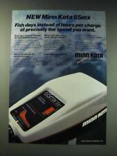 1987 Minn Kota 65mx pesca motor ad-peces días en lugar de horas, usado segunda mano  Embacar hacia Spain