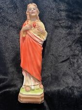 Estatua de yeso del Sagrado Corazón de Jesús 6,5 de Columbia, usado segunda mano  Embacar hacia Argentina