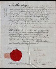 Documento notarial 1883 LONDRES protestando nota fiscal £200 com 1/- SG163 pl14 comprar usado  Enviando para Brazil