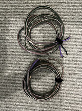 Analysis Plus Oval 12  12' speaker cables w spades. Pair. for sale  Shipping to South Africa