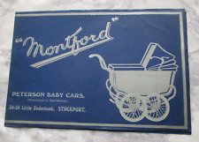 Coches de bebé Montford Peterson de colección ~ folleto catálogo Pram Coach c.1920/30 segunda mano  Embacar hacia Argentina