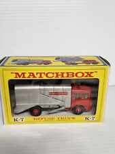 Vintage 1967 Matchbox King Size SD Caminhão de Recusa K-7 Lesney com Caixa Original comprar usado  Enviando para Brazil