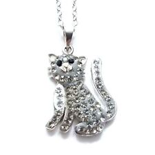 Rhinestone necklace cat for sale  Eau Claire