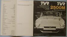 Tvr 2500m 1976 for sale  BATLEY