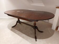 mahogany oval dining table for sale  RINGWOOD