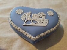 Wedgwood blue heart for sale  BURY