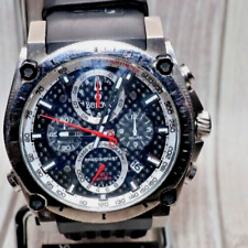 Relógio taquímetro masculino Bulova Precisionist C977745 cronógrafo data aço inoxidável comprar usado  Enviando para Brazil