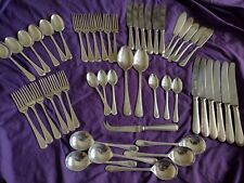 x 50 EPNS Silver Plated Bead Patten cutlery  Sheffield England VGC for sale  Shipping to South Africa