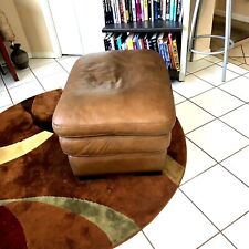 Leather upholstered ottoman for sale  Naples