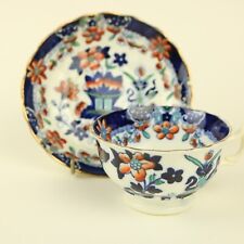 Antique Imari Tea Cup & Saucer Duo Hibbert & Boughey  19th Century Staffordshire for sale  Shipping to South Africa