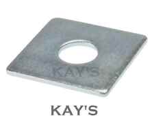 SQUARE PLATE WASHERS 50mm x 50mm HEAVY DUTY THICK ZINC PLATED M8 M10 M12 M16 M20 for sale  Shipping to South Africa