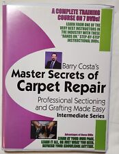 Barry Costa's Master Secrets Of Carpet Repair DVD Conjunto Como NOVO comprar usado  Enviando para Brazil