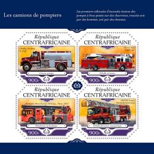 Selos de caminhões de bombeiros motores de bombeiros MNH 2019 centro-africano M/S comprar usado  Enviando para Brazil