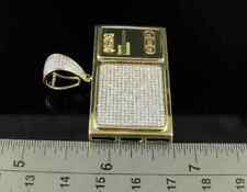 1.75Ct Round Cut Diamond Digital Weighing Scale Pendant in 14K Yellow Gold Over, used for sale  Shipping to South Africa