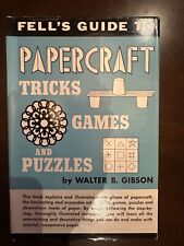 Fell's Guide to Papercraft Tricks Games and Puzzles de Walter B. Gibson 1963 segunda mano  Embacar hacia Argentina