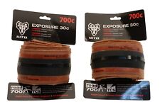 WTB Exposure Pair of Folding Road Tires 700x30c Tubeless Dual DNA Blk/Tan NEW* for sale  Shipping to South Africa