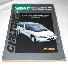 1990-1991 CHEVY / OLDS / PONITAC APVs MANUAL DE REPARO AUTOMOTIVO CHILTON 8134 // comprar usado  Enviando para Brazil