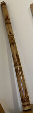 Used, Bamboo Didgeridoo Burnt Roasted Sun Design Handmade Aboriginal Traditional 120cm for sale  Shipping to South Africa