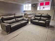Genuine Leather 3+2 Seater Power Recliner Sofa RRP£3340 for sale  BOLTON