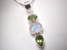 Faceted peridot moonstone for sale  Hales Corners