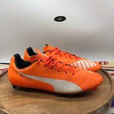 Chuteiras de futebol Puma masculinas EvoSpeed 5 FG laranja branco cano baixo tamanho 9.5 comprar usado  Enviando para Brazil