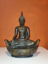 Great Bronze Buddha Thailand Sukhothai Buddha Buddhism H39cm for sale  Shipping to South Africa