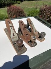 Lot of 3 Vtg Stanley Bailey Shelton Hand Planes for sale  Tolland