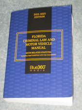 Edición 2022-2023 Florida Derecho Penal y Vehículos Motorizados Manual Blue360 Medios PB segunda mano  Embacar hacia Argentina