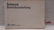 Betriebsanleitung scirocco 16v gebraucht kaufen  Rochlitz